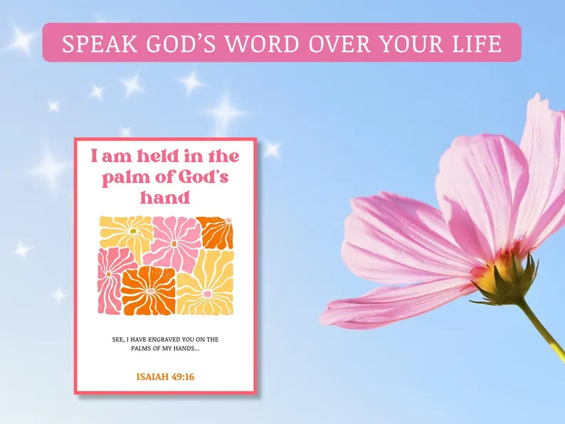 Christian Affirmation Cards for Women – 50 Scripture “I Am” Verses